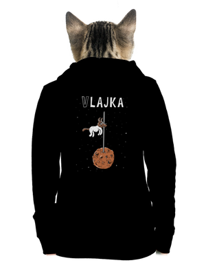 Vlajka dámská mikina na zip Black