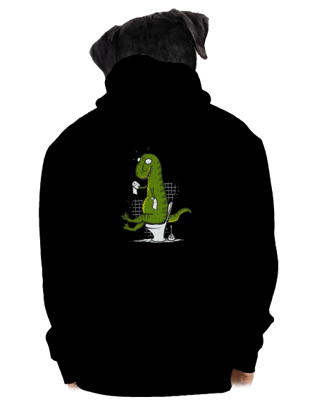 Rexíkův problém pánská mikina na zip Black