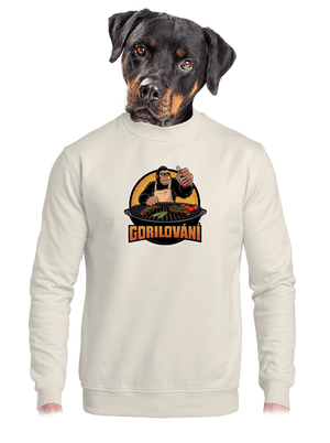 unisex mikina bez kapuce