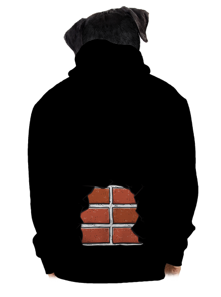 Cihličky pánská mikina na zip Black