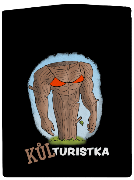 Kůlturista dámská mikina na zip Black