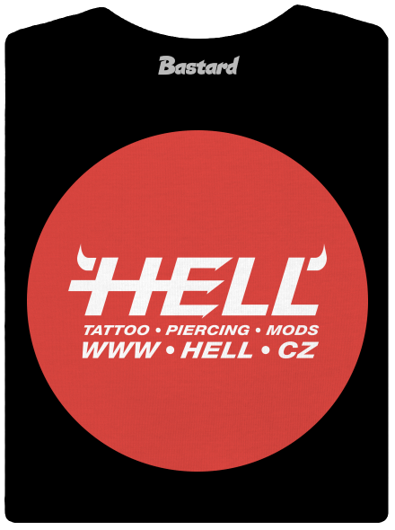 Hell logo dámské tričko premium Black