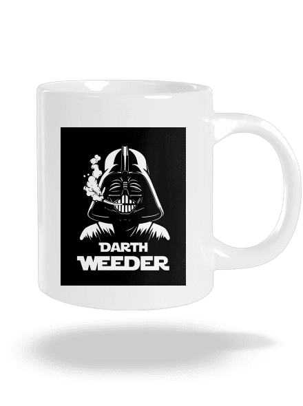 Darth Weeder velký hrnek White