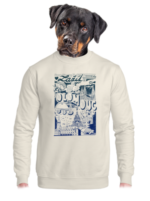 unisex mikina bez kapuce