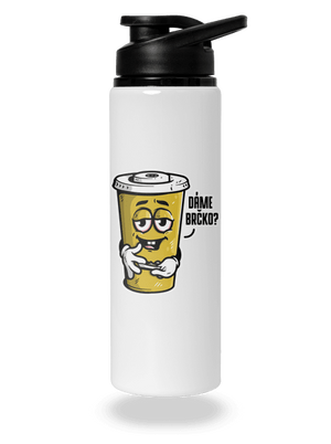 Dáme brčko? lahev na vodu White