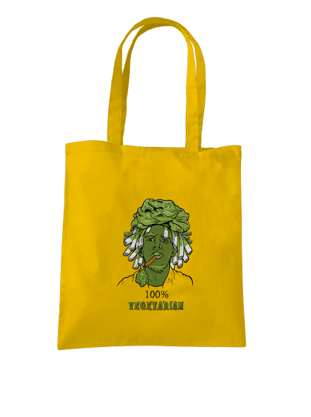 100% vegetarián taška Sunflower