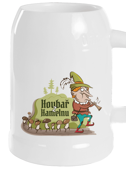 Houbař z Hamelnu půllitr White