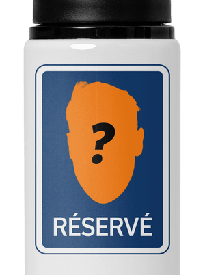 Značka réservé lahev na vodu White