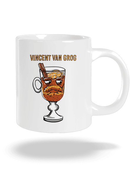 Vincent van Grog velký hrnek White