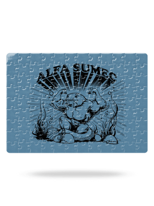 Alfasumec puzzle White