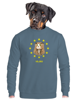 unisex mikina bez kapuce