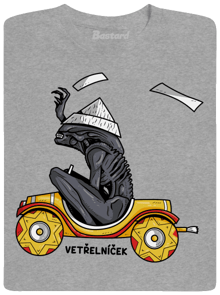 Vetřelníček pánské tričko Sport Grey