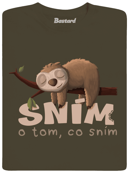 Sním o tom, co sním pánské dlouhý rukáv Urban Khaki