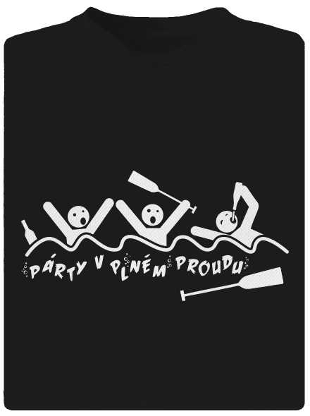 Party v plném proudu pánské sportovní tričko Black