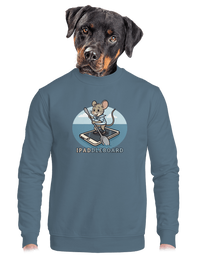 unisex mikina bez kapuce