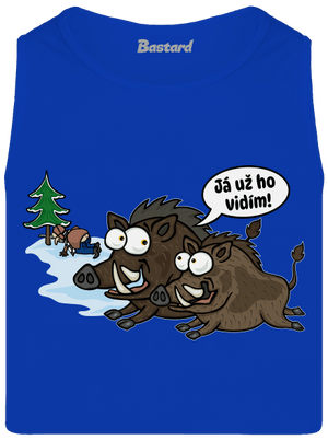 Já už ho vidím pánské tílko Royal Blue