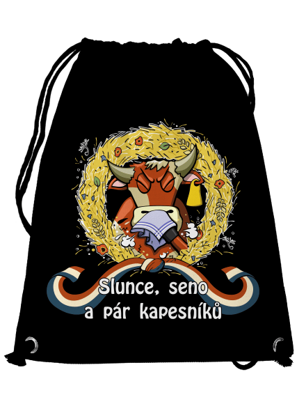 Slunce, seno a pár kapesníků vak Black