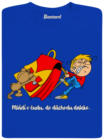 Školák pánské dlouhý rukáv Royal Blue