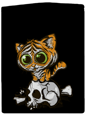 Tygřík dámská mikina na zip Black