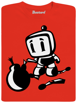 Bomberman pánské tričko Fiery Red