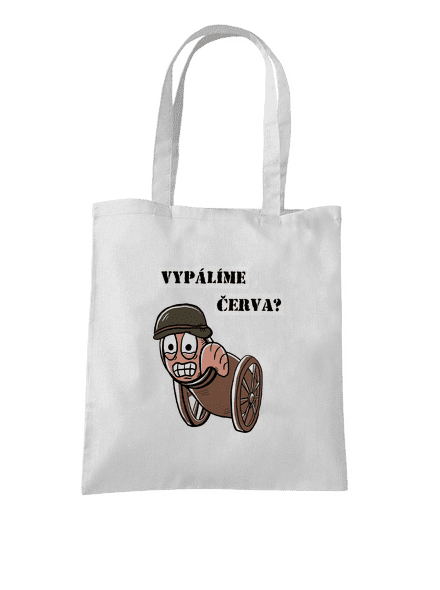 Vypálíme červa? taška White