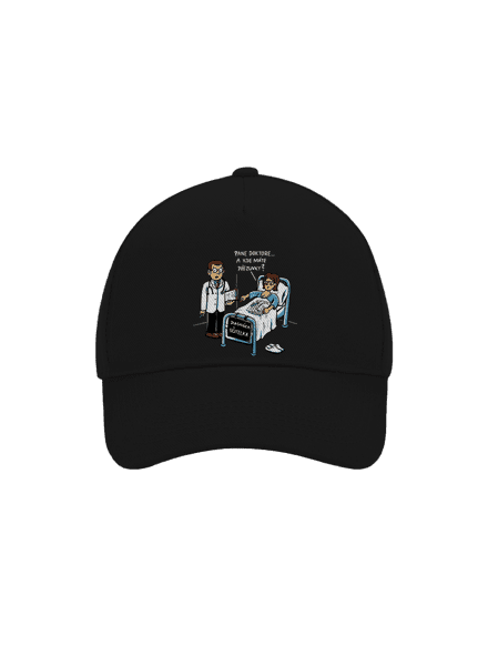 Diagnóza učitelka kšiltovka baseballka Black