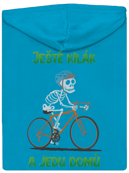 Ještě kilák dámská mikina na zip Blue Atol