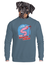 unisex mikina bez kapuce