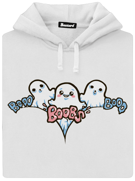 Boobs dámská mikina klokanka White