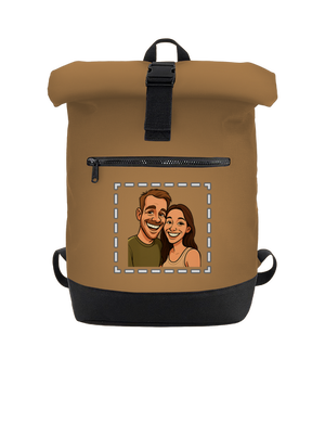 Karikatura z vlastní fotky batoh Caramel