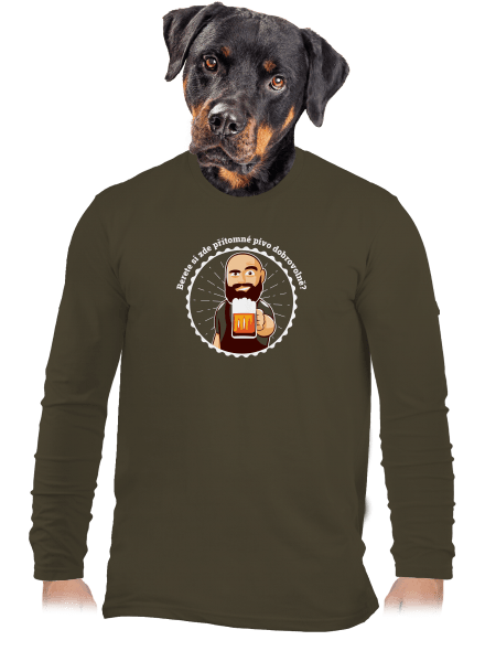 Pivo dobrovolně pánské dlouhý rukáv Urban Khaki
