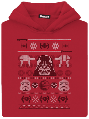 Vader na svetru dětská mikina klokanka Fire Red