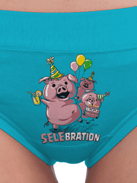 Selebration dámské kalhotky Turquoise