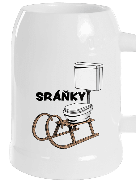 Sráňky půllitr White