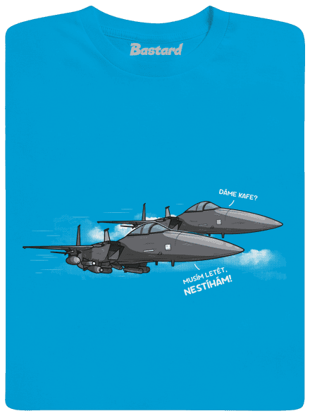 Stíhačka nestíhá pánské tričko Atoll