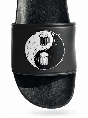 Jin Jang pivo pantofle Black