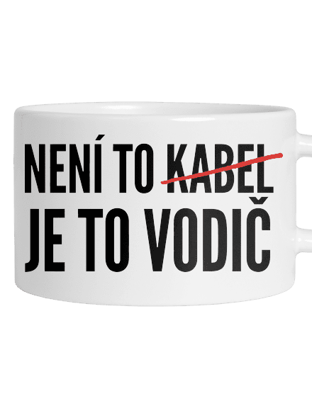 Je to vodič hrnek makronka White