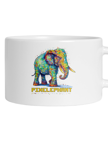 Pixelephant hrnek makronka White