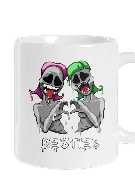 Besties klasický hrnek White