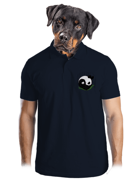 Dvě spící pandy pánská polokošile Navy Mal