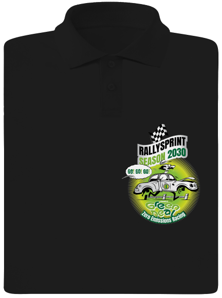 Rallysprint 2030 pánská polokošile Black