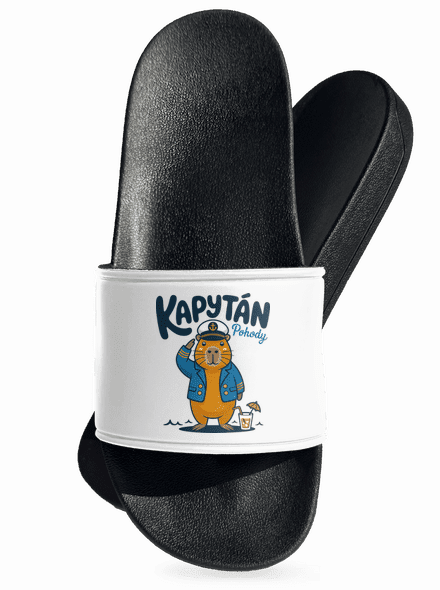 Kapytán pohody pantofle White
