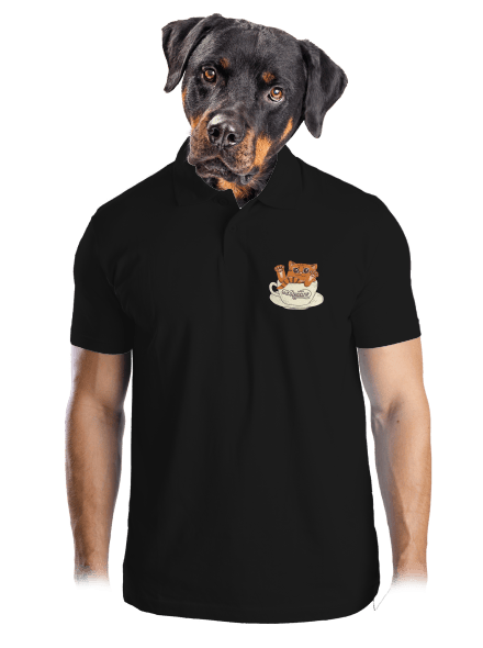Kapučičíno pánská polokošile Black
