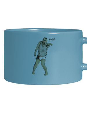 Beer zombie hrnek makronka Blue Macaron