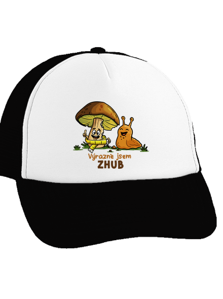 Jsem zhub kšiltovka truckerka Black cap