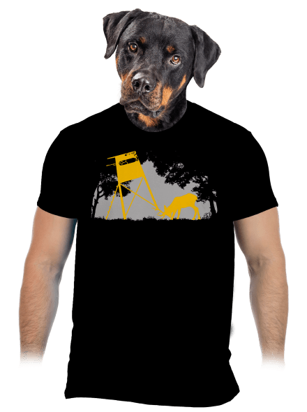 Lesní harmonie pánské tričko Black