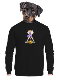 unisex mikina bez kapuce