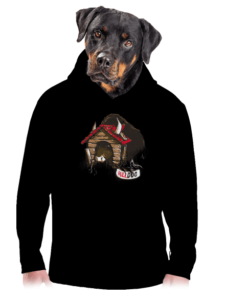 Bulldog pánská mikina klokanka Black