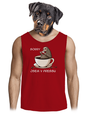 V pressu pánské tílko Red