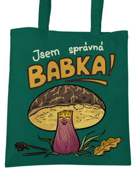 Babka a hříbeček taška Bottle Green WM